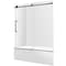 Anzzi Left Drain Tub in White With 60 x 62 in. Tub Door in Matte Black, 5 ft. SD1701MB-3260L - alternate 5
